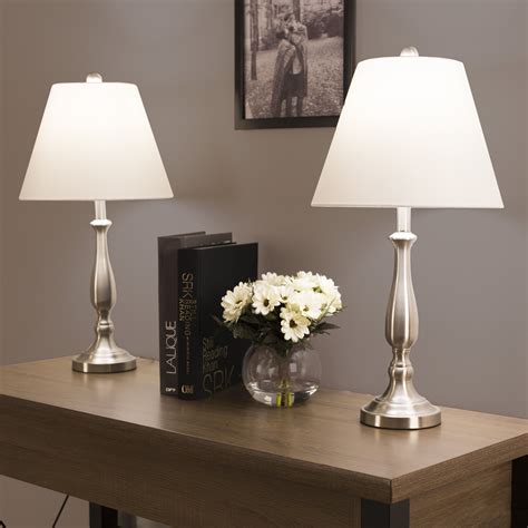 Matching Table Lamps Dar Lighting Pyr4943 Pyramid Twin Pack Wooden