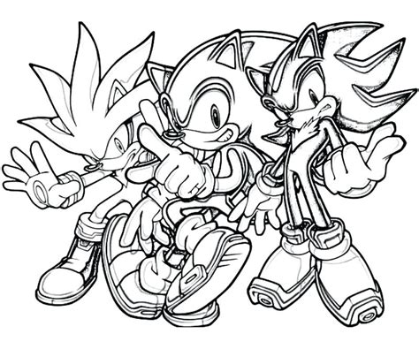 Dibujos Para Colorear De Sonic Gratis Impresion Gratuita