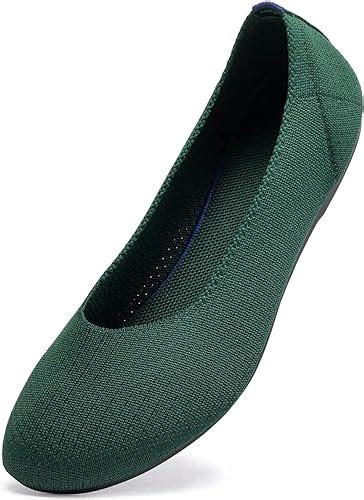 Frank Mully Womens Ballet Flat Shoes Knit Dress Shoes