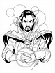 Doctor Strange And His Power Coloring Page - Free Printable Coloring ...