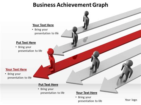 Business Achievement Graph Powerpoint Templates Download Ppt