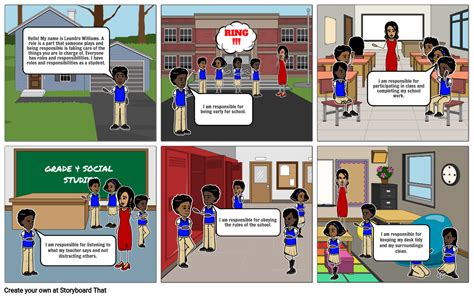 Roles And Responsibilities Storyboard By 4e2ac31a