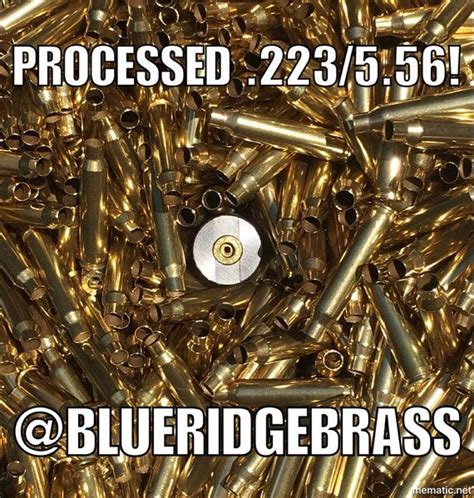 Fully Processed 223556 Once Fired Brass The Brass Has Been Wet