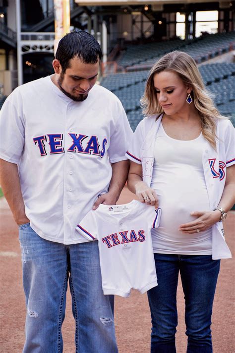 baseball maternity photos at globe life park texas rangers maternity photos pregnancy photos