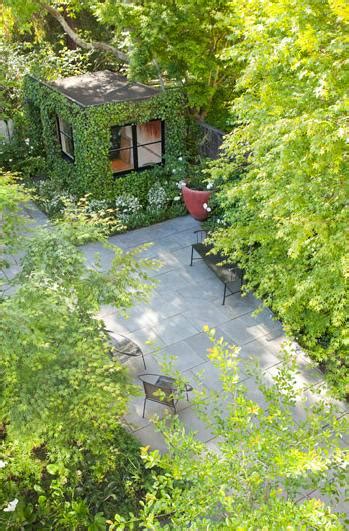 Shedworking Parkside Garden Ivy Covered Garden Office