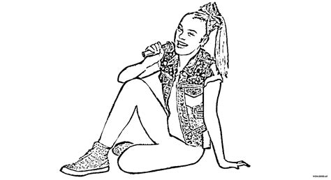 Welcome back the warm weather with these spring coloring sheets. Coloring Pages Jojo Siwa. Download and print for free