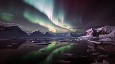 Starry Arctic Twilight Free Stock Photo Public Domain Pictures