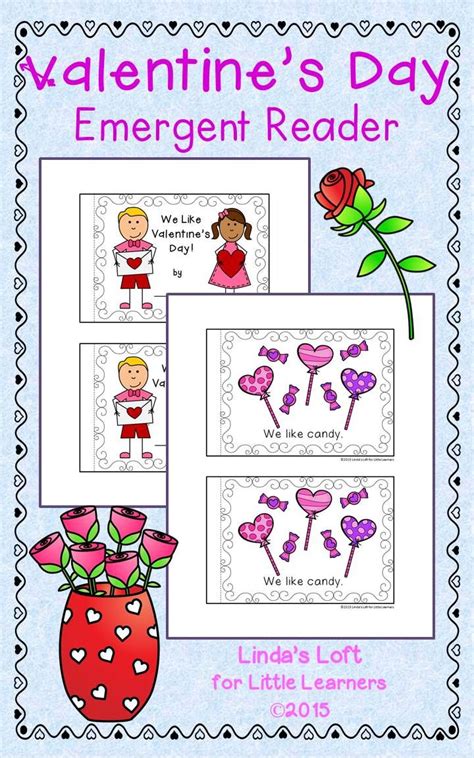 Valentines Day Emergent Reader Includes A Mini Book We Like Valentine