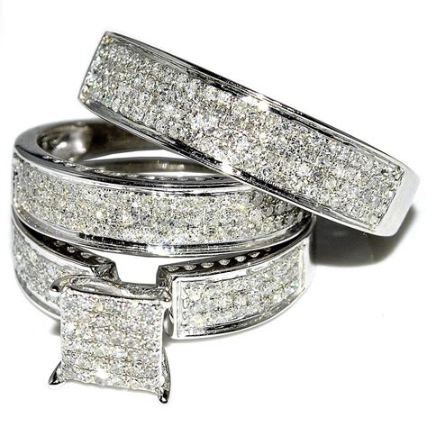 His And Hers Wedding Ring Sets Enchanting His And Hers Wedding With Regard To Cheap Wedding Bands Sets His And Hers 