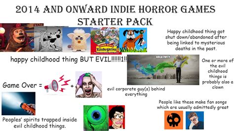 2014 And Onward Indie Horror Games Starter Pack Rstarterpacks