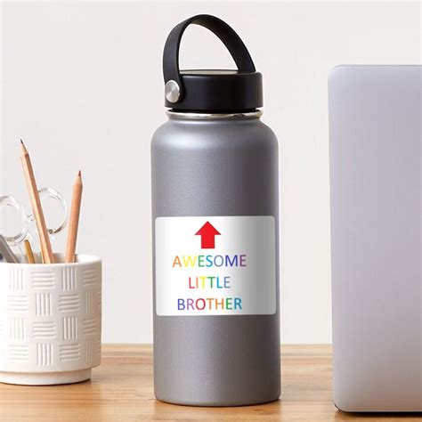 This Awesome Little Brother Sticker By Swindondesigner Redbubble