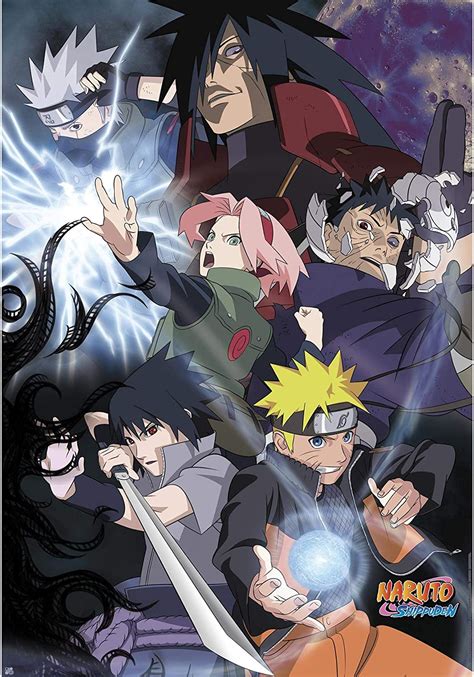AbyStyle - Poster Naruto Shippuden - Groupe Guerre Ninja 98x68cm - 3700789215424: Amazon.ca: generic