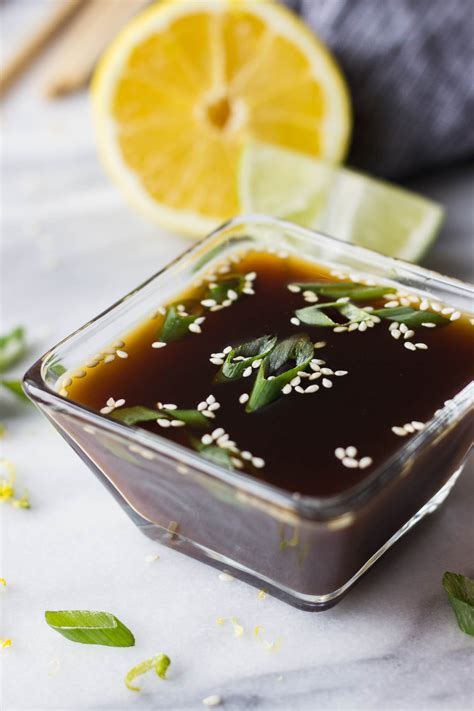 Homemade Ponzu Dipping Sauce Fork In The Kitchen