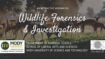 Wildlife Forensics & Investigation - YouTube