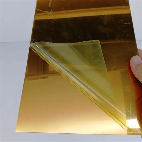 045mm Reflective Golden Aluminium Sublimation Metal Sheet Buy
