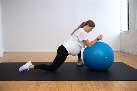 6 Pregnancy Ball Exercises Prep For Labor Nourish Move Love