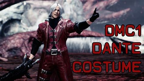 Devil May Cry 5 Dantes Classic Dmc1 Outfit From Monster Hunter Mod Costume Youtube