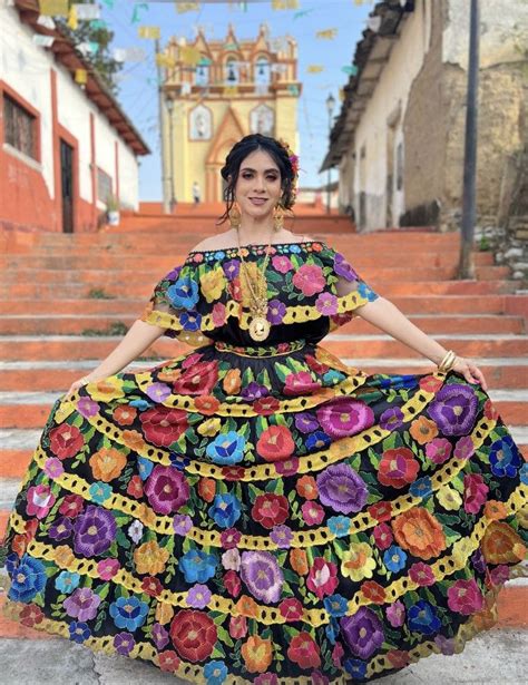 Chiapaneca Traje Tipico De Chiapas Vestidos Tipicos De Mexico Traje De Veracruz