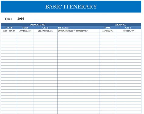 travel quick sheet  excel templates