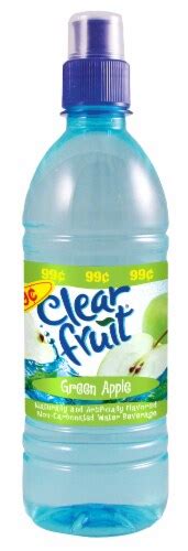 Clearfruit Non Carbonated Green Apple Flavored Water Beverage 169 Fl