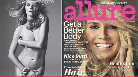 Heidi Klum Goes Nude For Allure