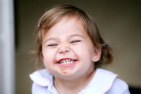 Lovely Little Girl Making Funny Face Stock Image Image Of Little