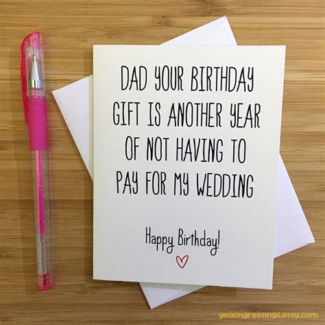 Handmade Funny Dad Birthday Cards