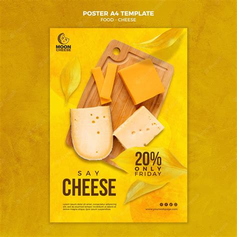 Free Psd Delicious Cheese Poster Template