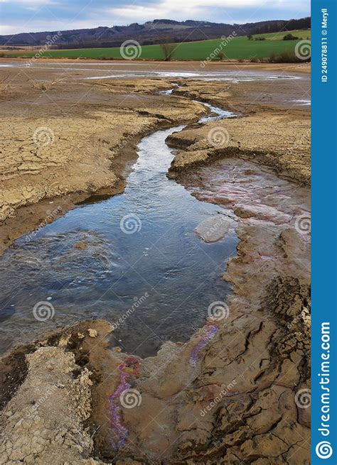 Drought In Landscape Dry Land Stock Image Image Of Shore Vanishing