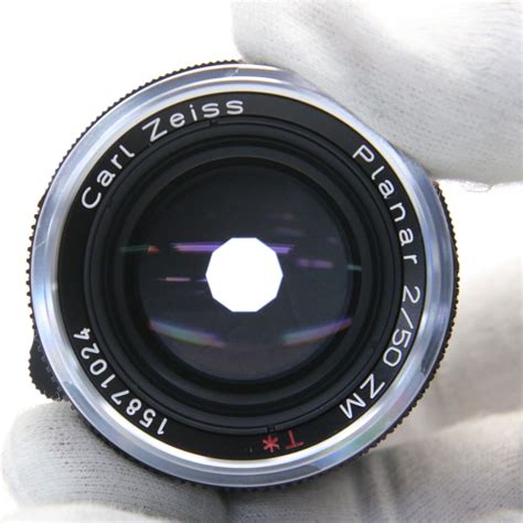 Carl Zeiss Planar T 50mm F2 Zm For Leica M Mount Black 74 Ebay