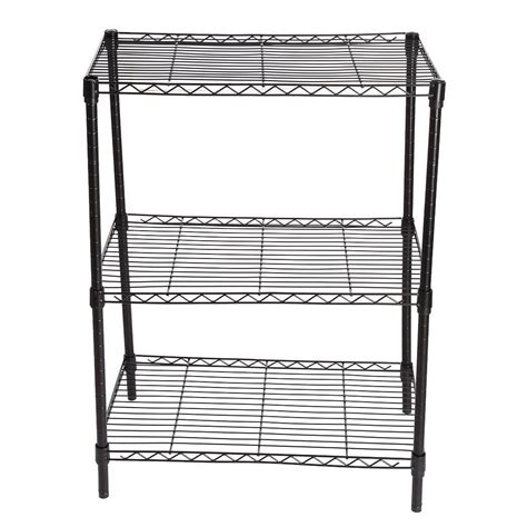 Practical Steel Adjustable Wire Shelving Shelves 3 Tier Storage Shelf
