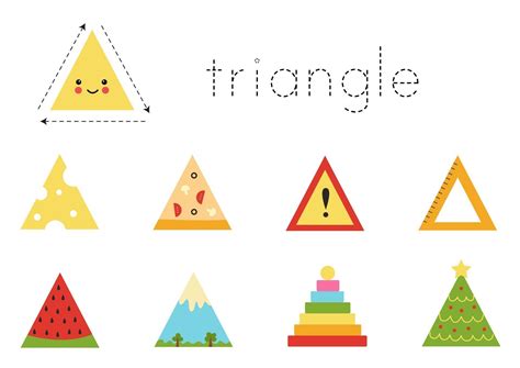 Learning Basic Geometric Form For Children Cute Triangle 2729966