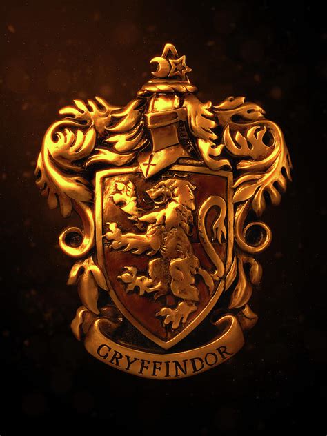 Gryffindor Crest Mixed Media By Lisali Fine Art America