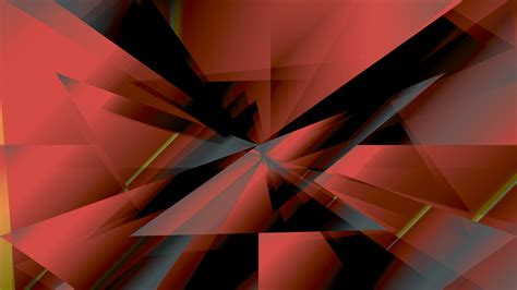 Digital Art Geometry Red Shape Hd Abstract Wallpapers Hd Wallpapers