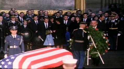 Eulogies delivered to John Kennedy by his wife Jacqueline Kennedy and