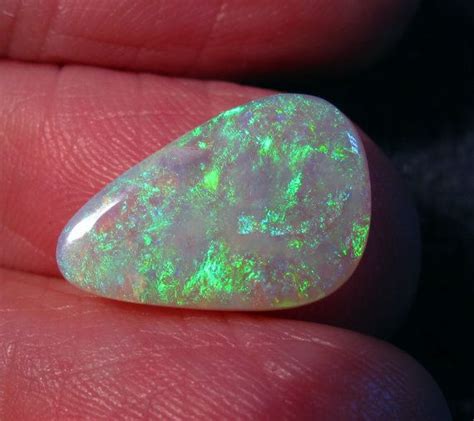 Lightning Ridge Crystal Opal Bright Aqua Blue And Green 32 Etsy