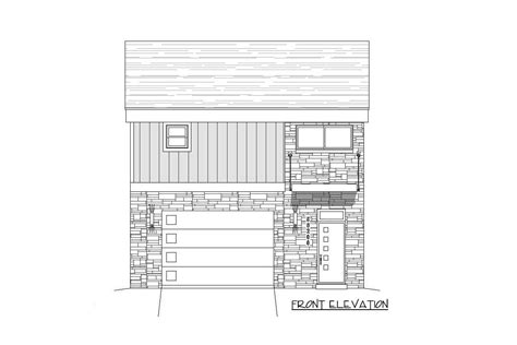 Contemporary Carriage House Plan With Balcony 68591vr Architectural