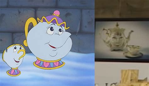 First Look At Possible Live Action Version Of Mrs Potts And Chip In