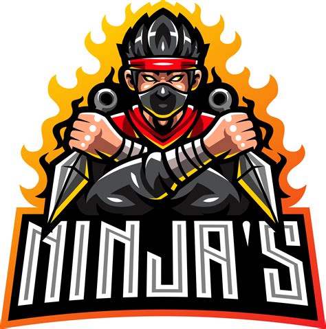 Ninja Esport Mascot Logo By Visink