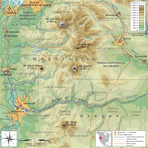 Cascade Range Description South Washington Cascade Range Topographic