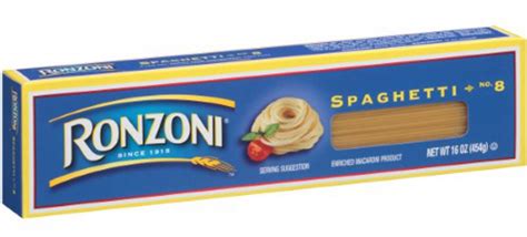 Ronzoni Spaghetti 16 Oz Grocery And Gourmet Food