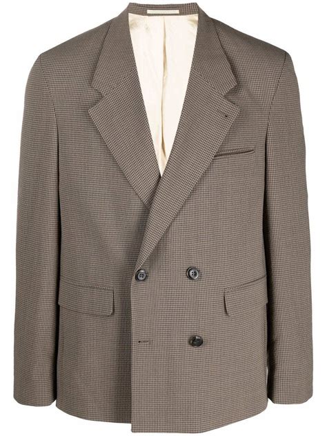 nanushka double breasted suit jacket 1 083 lookastic