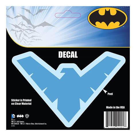 Batman Nightwing Logo Decal Entertainment Earth