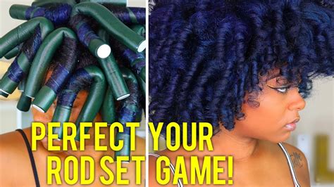Jumbo Flexi Rods On Wet Natural Hair The Trick To Defined Fluffy Rod Sets Every Time Youtube