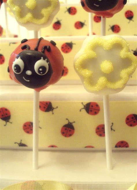 Lady Bug Cake Pops