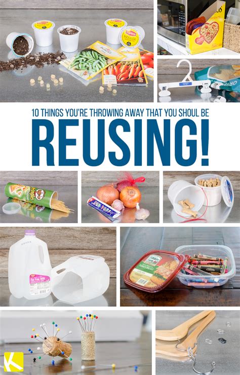 10 Items Youre Throwing Away That You Should Be Reusing Reuse