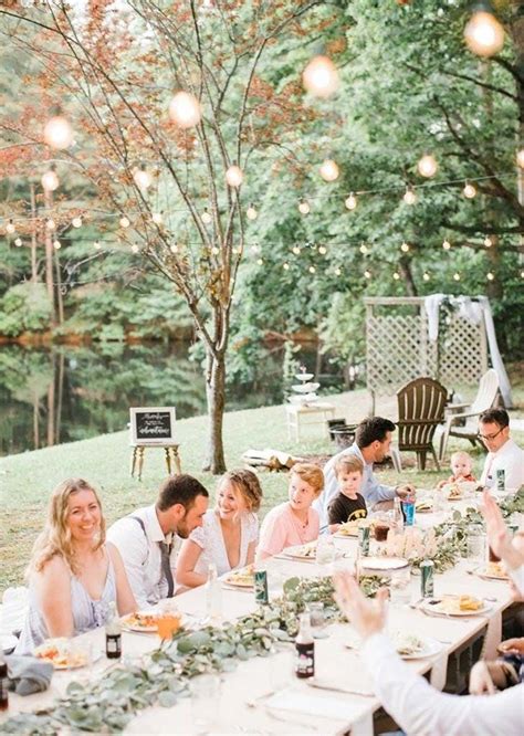 50 Beautiful Backyard Wedding Decor Ideas To Get A Romantic Impression Pimphomee Wedding