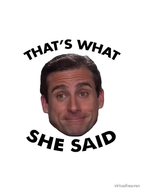 Michael Scott Thats What She Said Iphone Case And Cover By