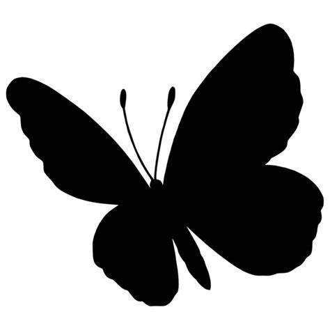 Butterflies Silhouette At Getdrawings Free Download