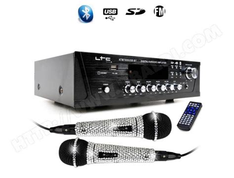 Amplificateur stéréo HIFI LTC ATM7000USB BT 100W tuner digital USB SD